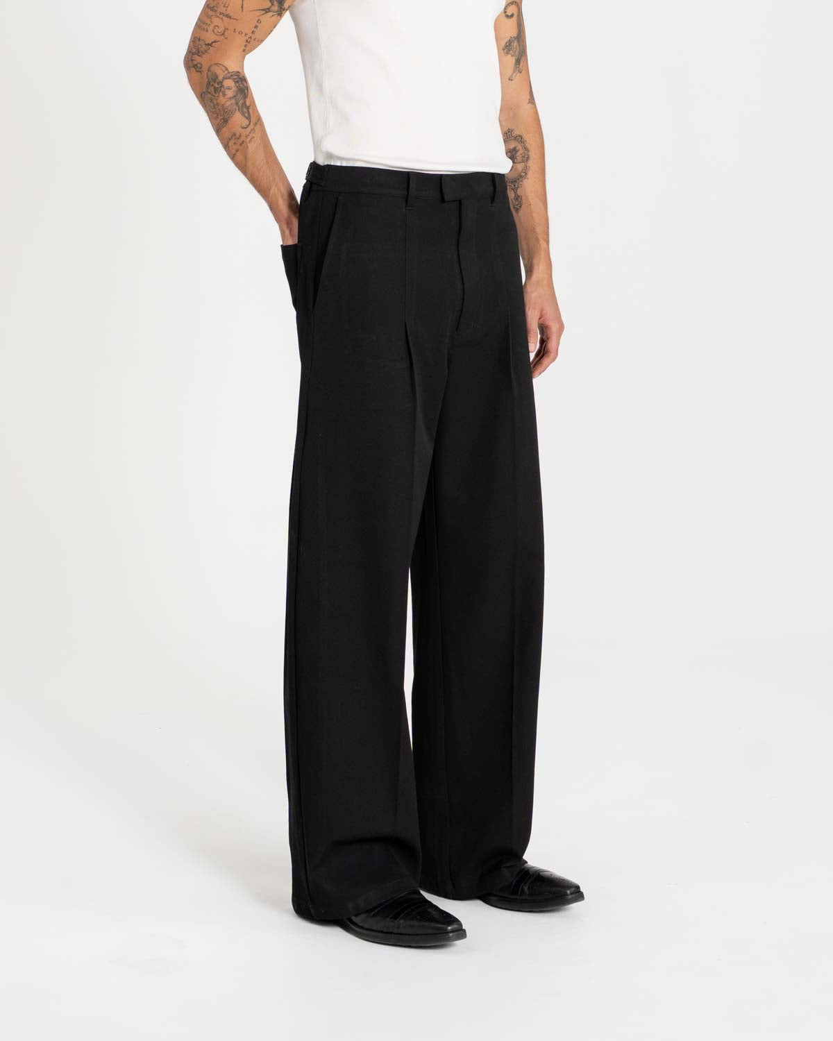 Baggy Suitpants Black